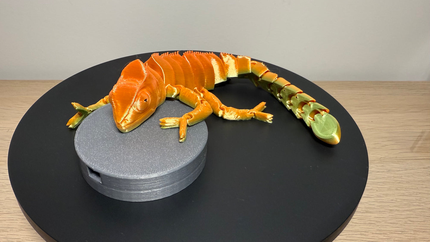 Super Flexi Chameleons 3D Printed Fidget Toys 22.5cm Multicoloured