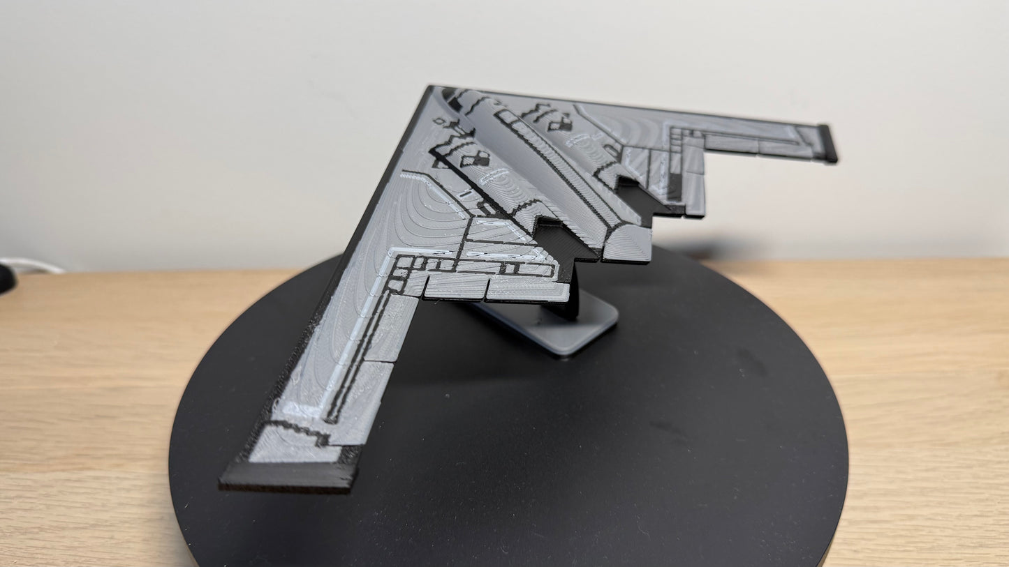 1/200 Scale Northrop B-2 Spirit Stealth Bomber Colour Snap Plane Kit