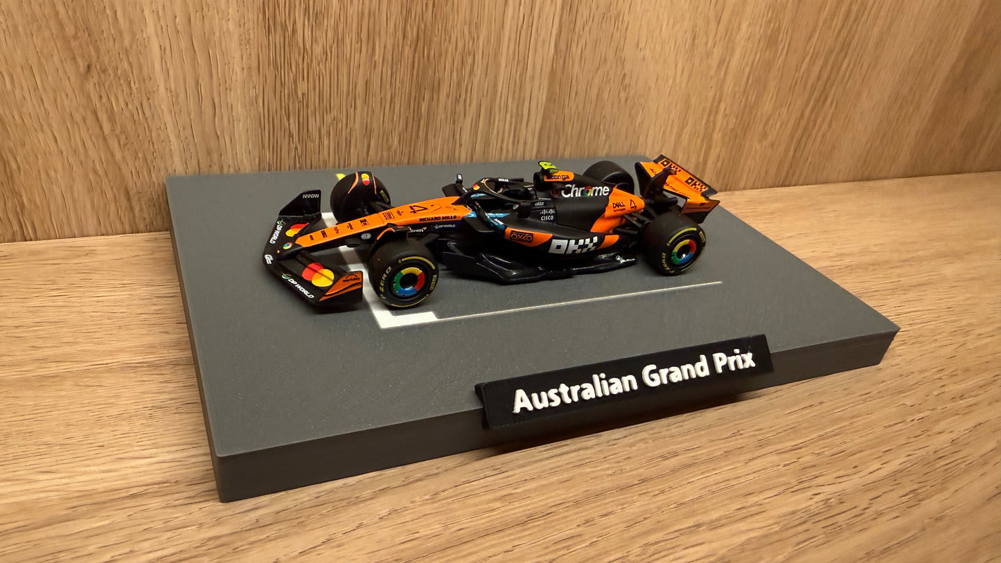 1/43 DieCast McLaren F1 #4 Lando Norris 2025 Australian Grand Prix Starting Grid