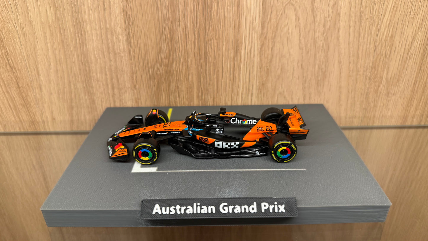 1/43 McLaren F1 #81 Oscar Piastri 2025 Australian Grand Prix Starting Grid Special Edition