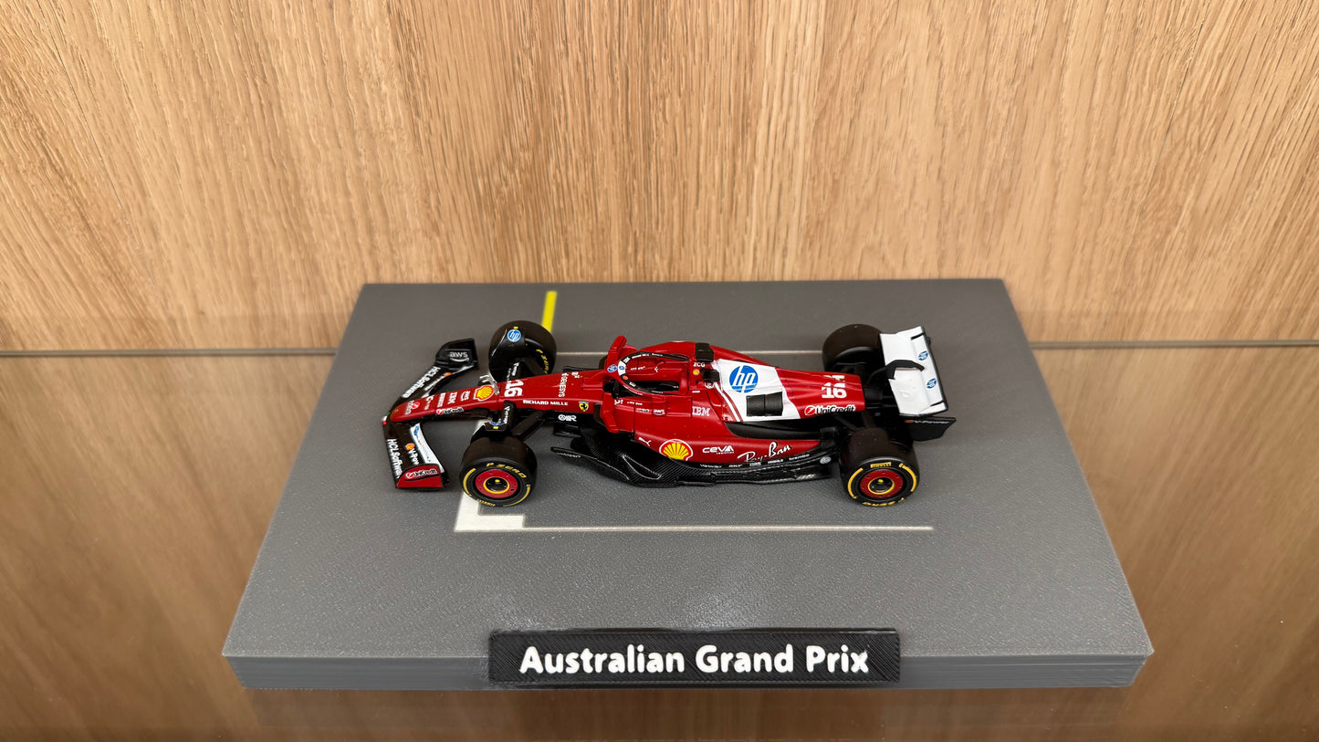 1/43 Ferrari F1 #16 Charles Leclerc 2025 Australian Grand Prix Starting Grid Special Edition