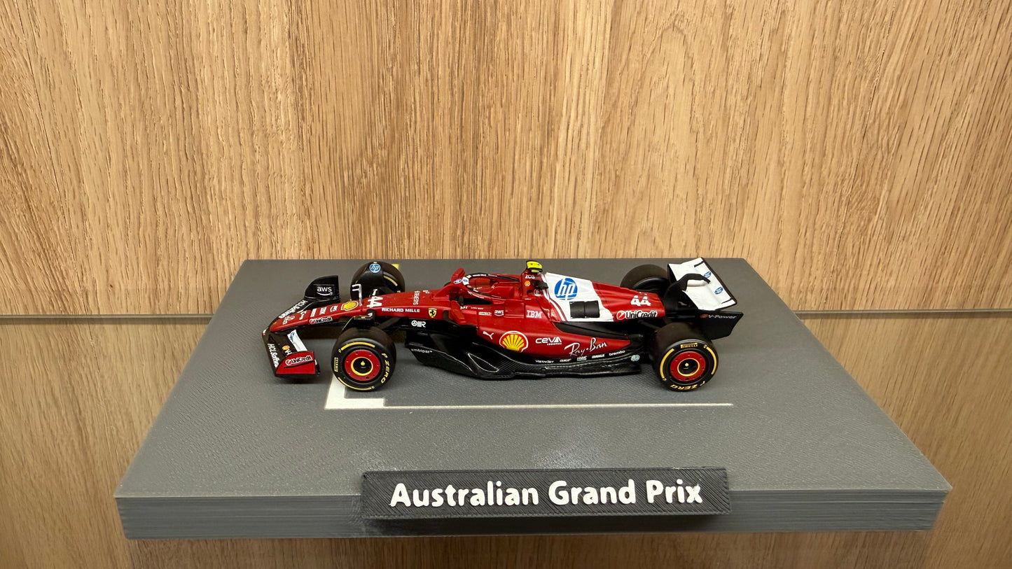 1/43 Ferrari F1 #44 Lewis Hamilton 2025 Australian Grand Prix Starting Grid Special Edition