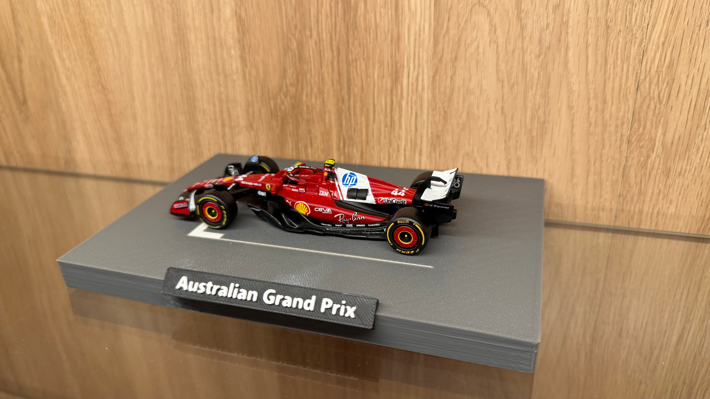 1/43 Ferrari F1 #44 Lewis Hamilton 2025 Australian Grand Prix Starting Grid Special Edition