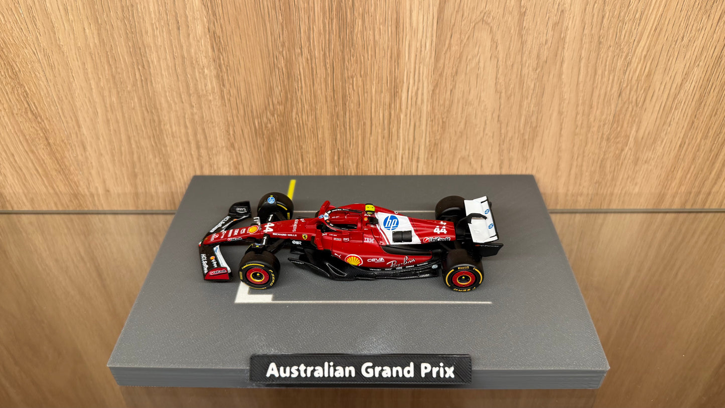 1/43 Ferrari F1 #44 Lewis Hamilton 2025 Australian Grand Prix Starting Grid Special Edition
