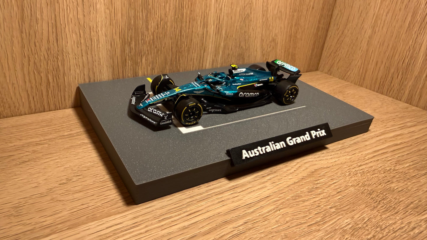 1/43 ASTON MARTIN F1 14 Fernando Alonso 2025 Australian Grand Prix Starting Grid Special Edition