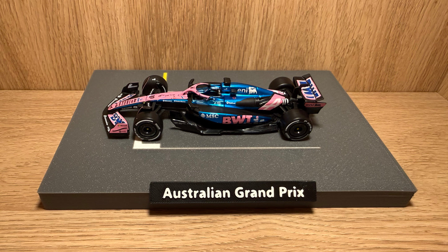 1/43 Alpine F1 Team #10 Pierre Gasly 2025 Australian Grand Prix Starting Grid Special Edition