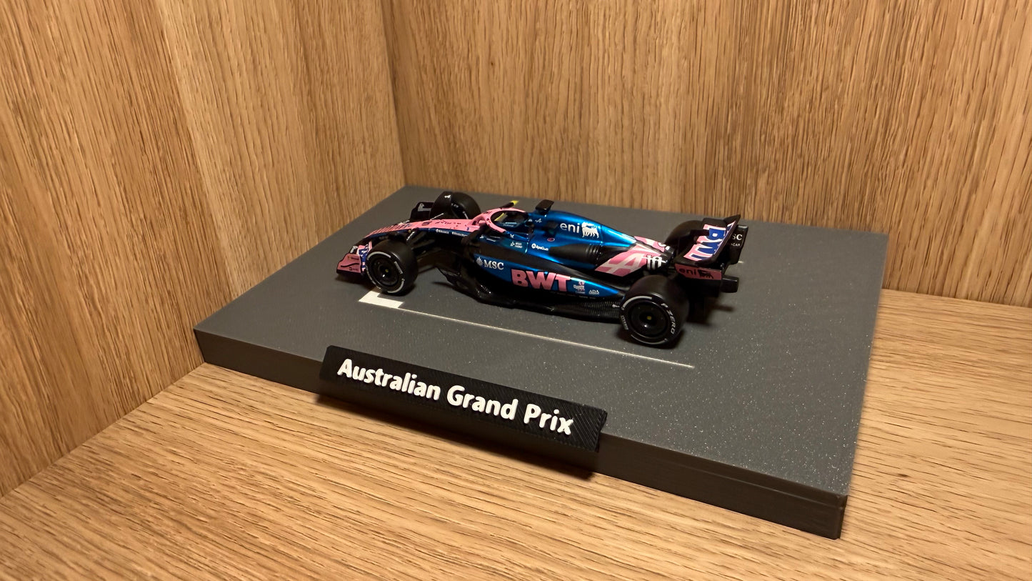 1/43 Alpine F1 Team #10 Pierre Gasly 2025 Australian Grand Prix Starting Grid Special Edition