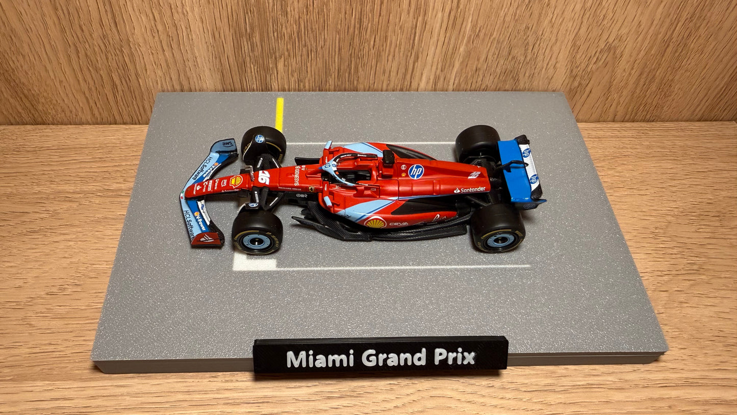 1/43 Ferrari F1 #16 Charles Leclerc 2024 Miami Grand Prix Starting Grid Special Edition
