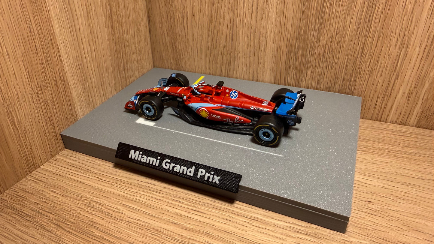 1/43 Ferrari F1 #16 Charles Leclerc 2024 Miami Grand Prix Starting Grid Special Edition