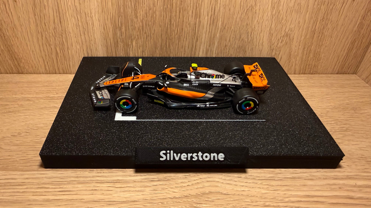 1/43 McLaren F1 #4 Lando Norris British Grand Prix Starting Grid Silverstone Special Edition