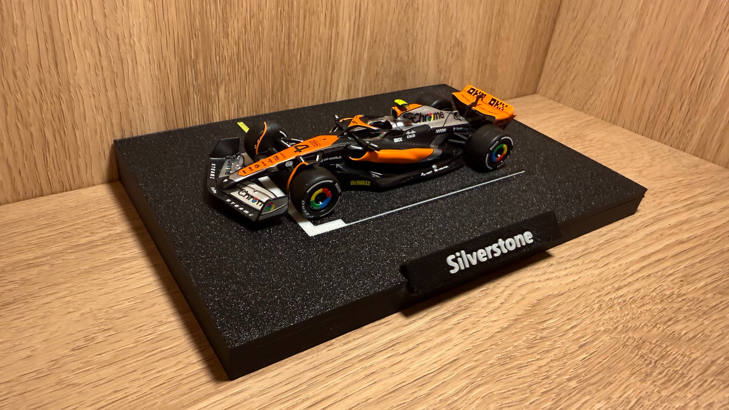 1/43 McLaren F1 #4 Lando Norris British Grand Prix Starting Grid Silverstone Special Edition
