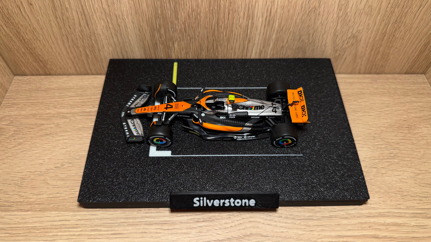 1/43 McLaren F1 #4 Lando Norris British Grand Prix Starting Grid Silverstone Special Edition