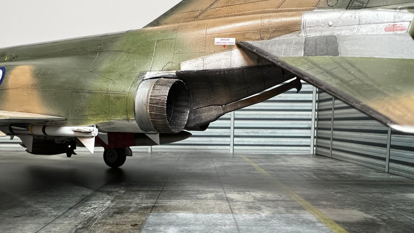 Pro-Built 1/48 F-4B Phantom 'What If' Vietnam War RAAF with Display Base