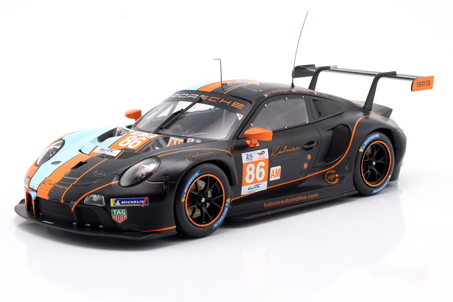 IXO-MODELS - 1/18 - PORSCHE - 911 991-2 RSR-19 4.2L TEAM GR RACING GULF N 86 24h LE MANS 2023 BEN BARKER - RICCARDO PERA - MICHAEL WAINWRIGHT