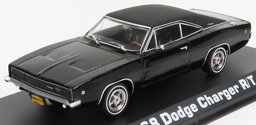 GREENLIGHT - 1/43 - DODGE - CHARGER R/T COUPE 1968 - JOHN WICK MOVIE 2014 - BLACK