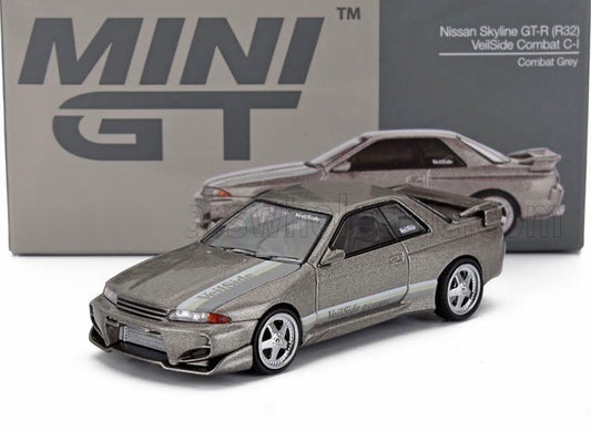 MINI GT 1/64 RESIN NISSAN - GT-R (R32) VEILSAID RHD 2011 - GREY LIMITED EDITION