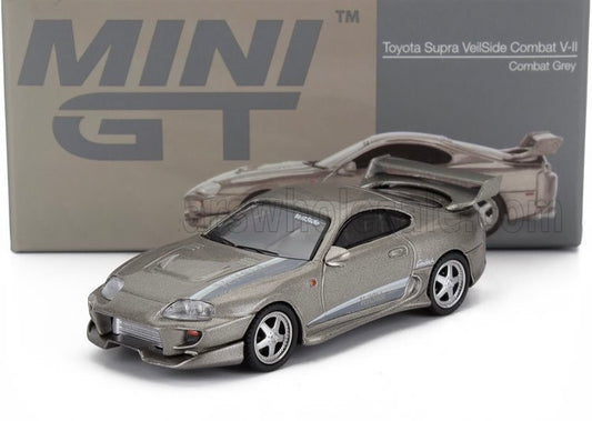 MINI GT 1/64 RESIN TOYOTA - SUPRA VEILSIDE COMBAT V-II COUPE LHD 1995 - GREY LIMITED EDITION