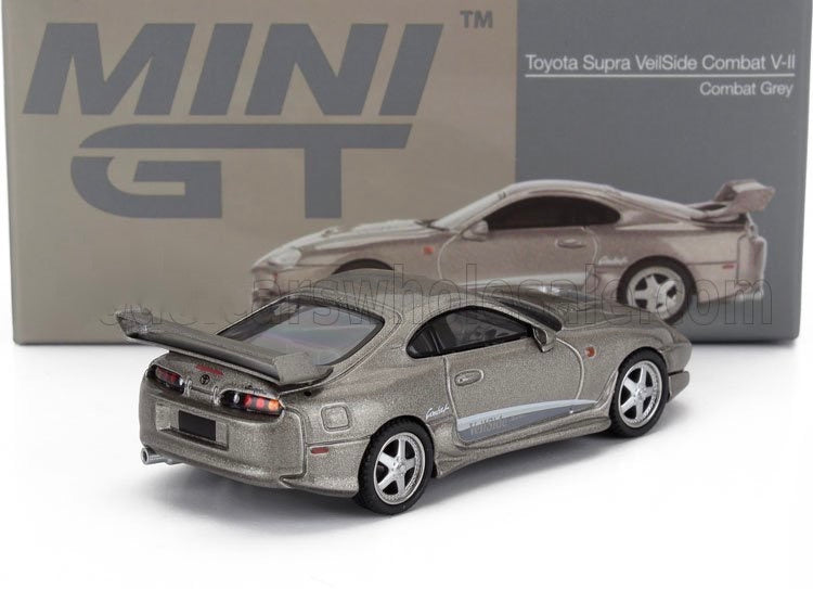 MINI GT 1/64 RESIN TOYOTA - SUPRA VEILSIDE COMBAT V-II COUPE LHD 1995 - GREY LIMITED EDITION