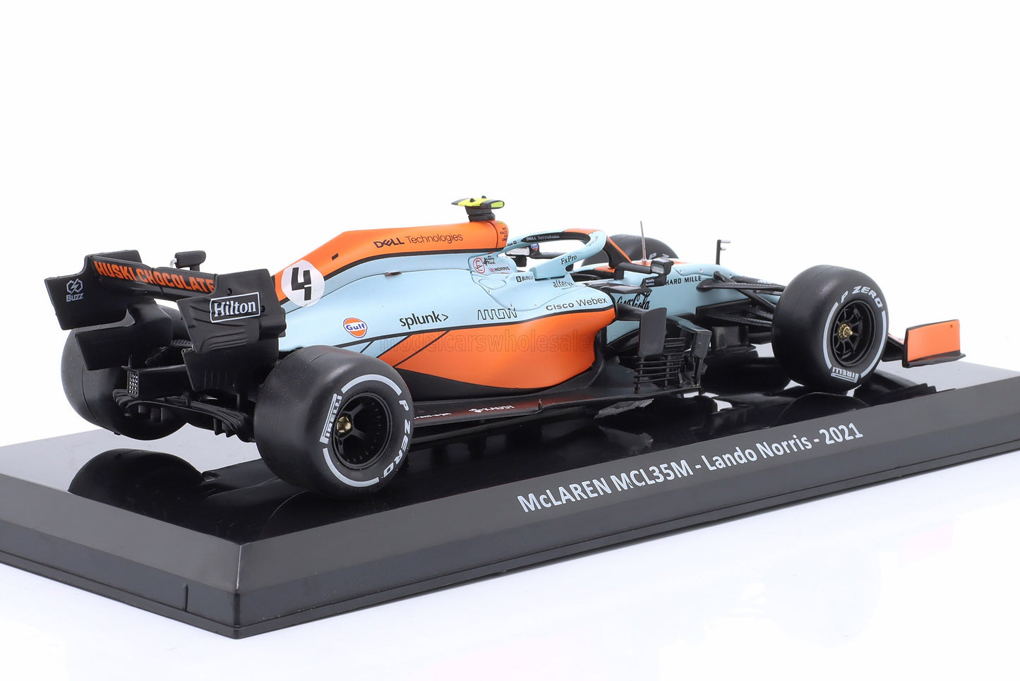 1/24 Die-Cast Hatchette Collection McLAREN - F1 MCL35L TEAM MCLAREN N 4 3rd MONACO GP 2021 LANDO NORRIS - BLISTER BOX