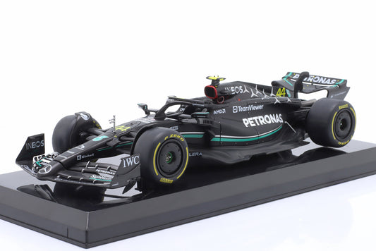 1/24 Die-Cast Hatchette Collection MERCEDES GP - F1 W14 TEAM MERCEDES-AMG PETRONAS FORMULA ONE N 44 SEASON 2023 LEWIS HAMILTON