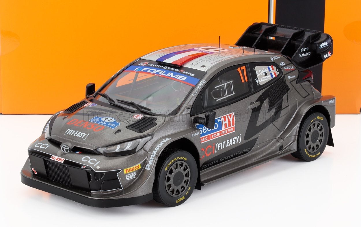 1/18 IXO-MODELS TOYOTA - YARIS GR RALLY1 TEAM TOYOTA GAZOO RACING WRT N 17 WINNER RALLY FINLAND 2024 SEBASTIEN OGIER