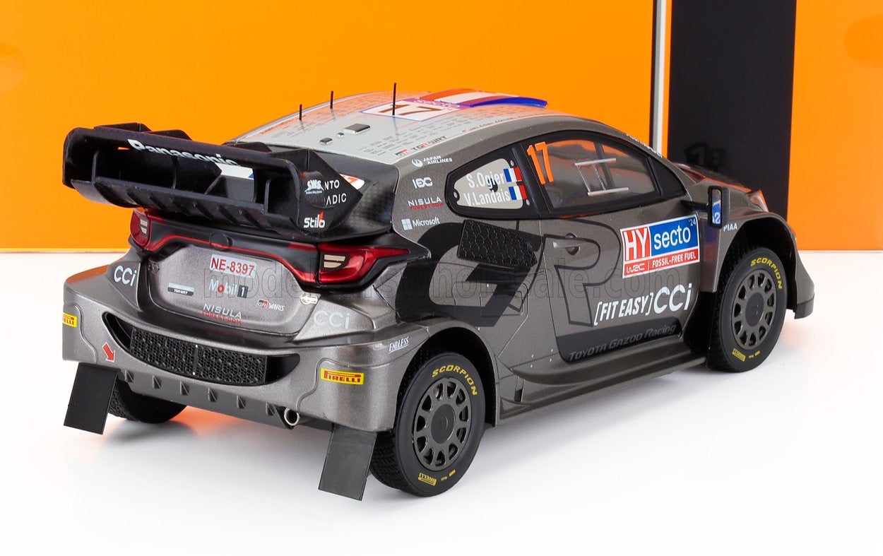 1/18 IXO-MODELS TOYOTA - YARIS GR RALLY1 TEAM TOYOTA GAZOO RACING WRT N 17 WINNER RALLY FINLAND 2024 SEBASTIEN OGIER
