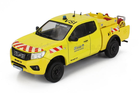 HACHETTE - 1/43 - NISSAN - BAROUD 3.5L PICK-UP VPF FIRE ENGINE FORESTIER BOUCHES DU RHONE 2015 - YELLOW