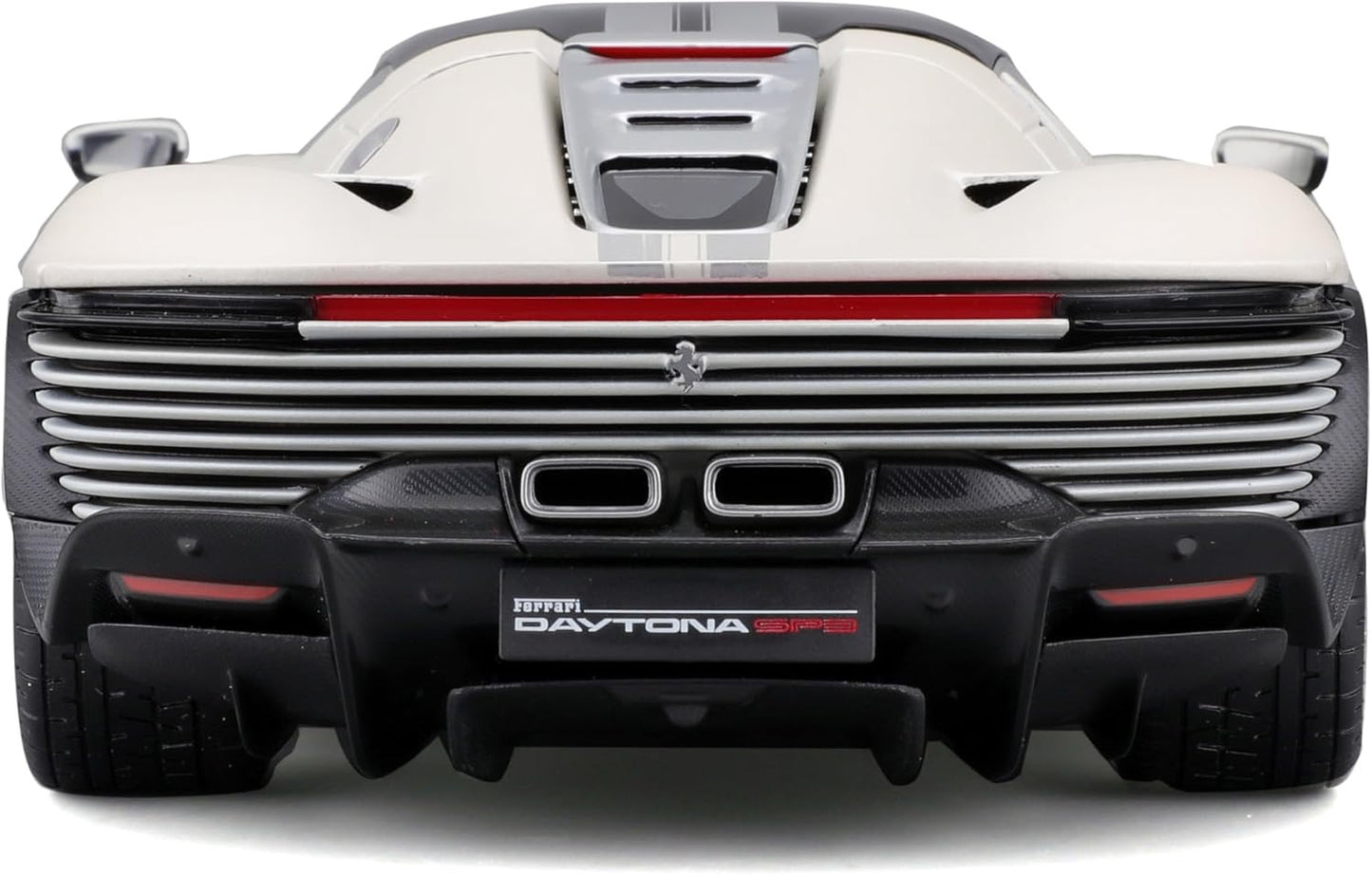 1/18 BURAGO SIGNATURE SERIES FERRARI - DAYTONA SP3 2022 - WHITE BLACK - FULL OPENINGS