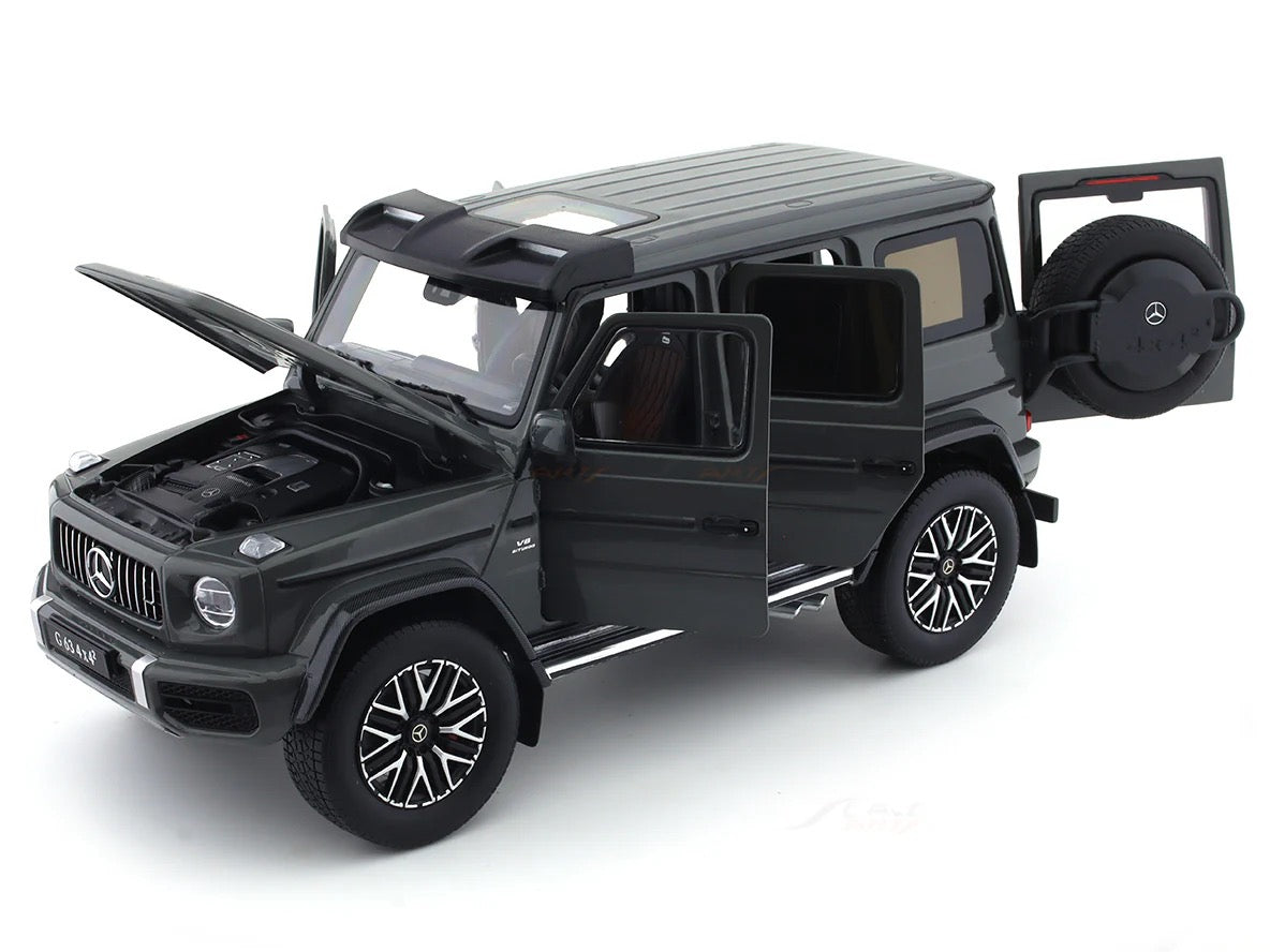 1/18 I-SCALE MERCEDES BENZ - G-CLASS G63 AMG V8 BITURBO 4x4 (W463) 2022 - DARK BLUE
