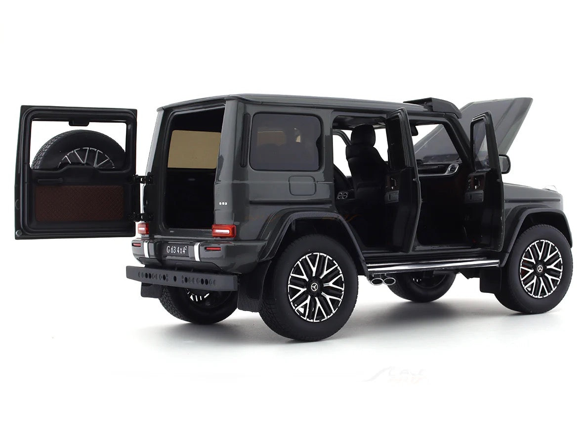 1/18 I-SCALE MERCEDES BENZ - G-CLASS G63 AMG V8 BITURBO 4x4 (W463) 2022 - DARK BLUE