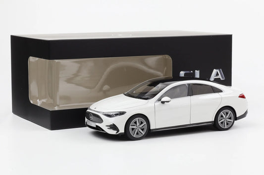 1/18 NZG MERCEDES BENZ - CLA-CLASS (C174) BEV 2025 - POLAR WHIT - DEALER EDITION