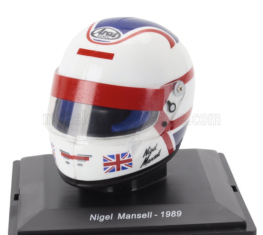 1/5 SPARK EDITION HELMET - F1 CASCO HELMET NIGEL MANSELL 640 F1-89 TEAM FERRARI SEASON 1989