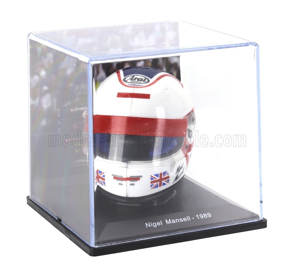 1/5 SPARK EDITION HELMET - F1 CASCO HELMET NIGEL MANSELL 640 F1-89 TEAM FERRARI SEASON 1989