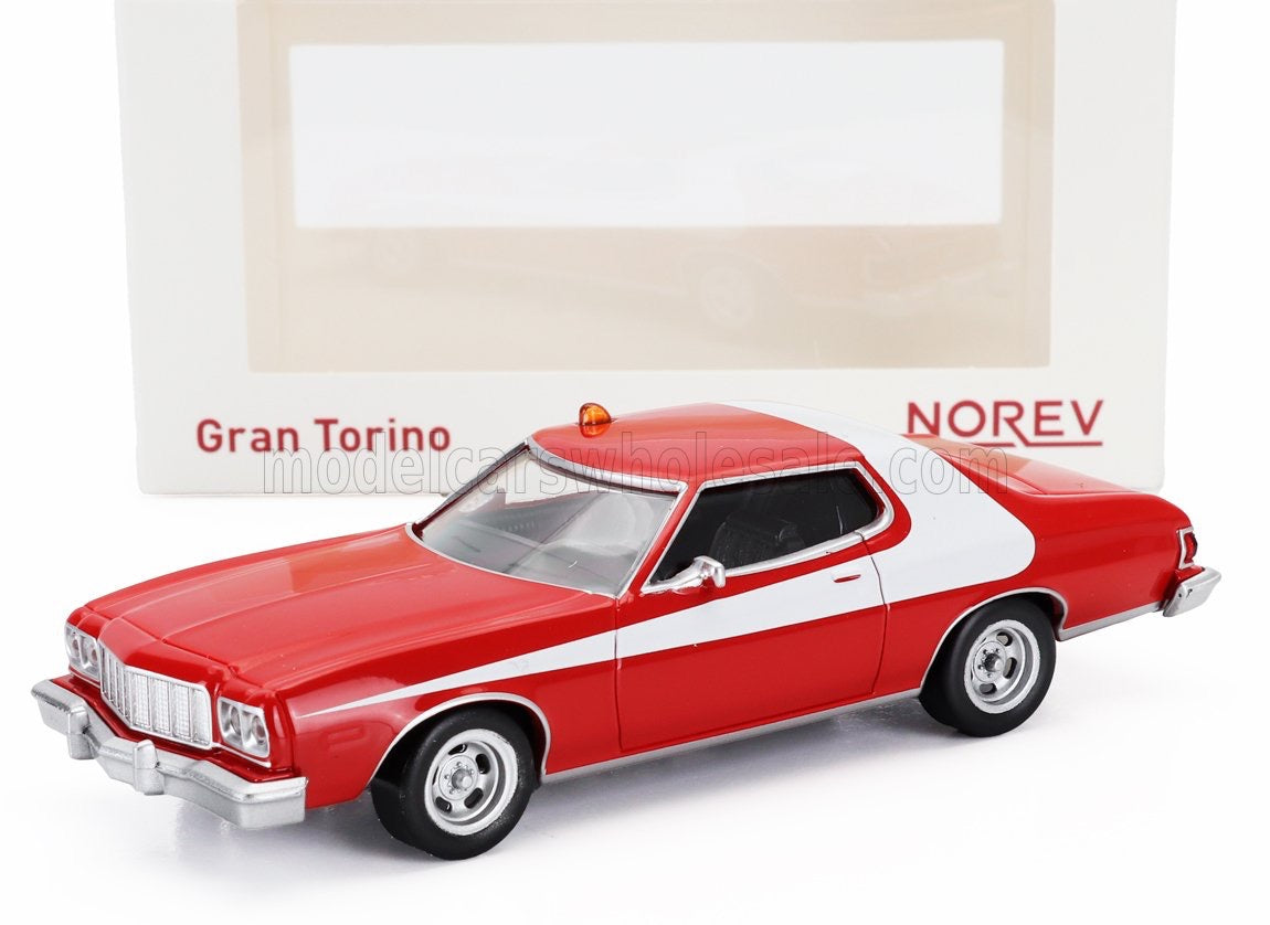 1/43 NOREV DIE-CAST Metal FORD USA - GRAN TORINO COUPE 1976 Starsky & Hutch TV