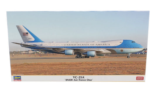 1/200 HASEGAWA BOEING - VC-25A 89AW 1990 - AIR FORCE ONE - PERSONAL AIRPLANE PRESIDENT UNITED STATE OF AMERICA