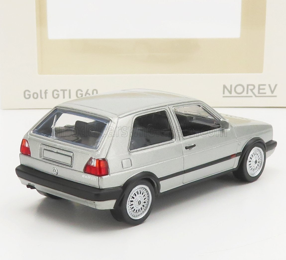 1/43 NOREV DIE-CAST Metal VOLKSWAGEN - GOLF GTi G60 1990 - SILVER