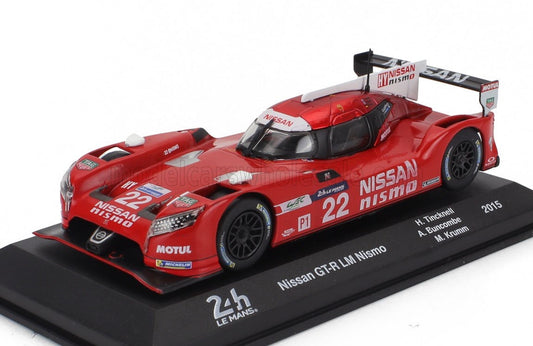 1/43 Atlas IXO Edition NISSAN - GT-R LM NISMO 3.0L TURBO V6 TEAM NISSAN MOTORSPORTS N 22 24h LE MANS 2015 HARRY TINCKNELL - MICHAEL KRUMM - ALEX BUNCOMBE - RED