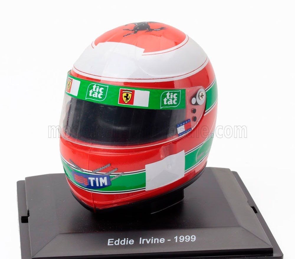 1/5 SPARK EDITION HELMET - F1 CASCO HELMET EDDIE IRVINE F399 TEAM FERRARI SEASON 1999