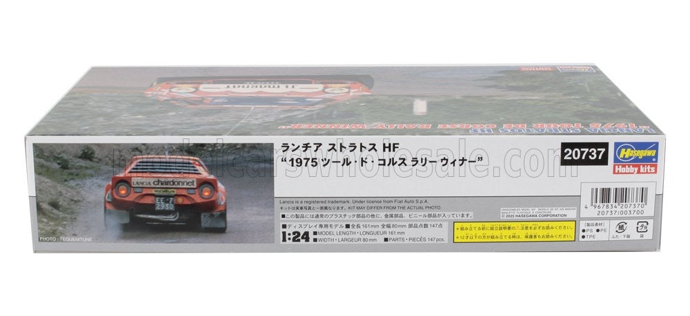 1/24 HASEGAWA LANCIA - STRATOS HF N 6 WINNER RALLY TOUR DE CORSE 1975 BERNARD DARNICHE - ALAIN MAHE