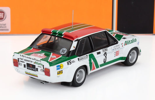 IXO 1/43 FIAT - 131 ABARTH TEAM ALITALIA N 3 3rd RALLY MONTECARLO 1979 MARKKU ALEN - IKKA KIVIMAKI