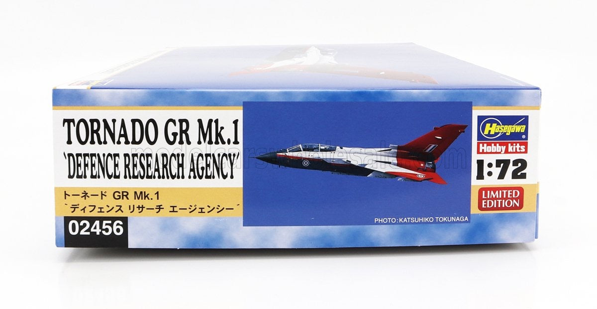 1/72 HASEGAWA PANAVIA AIRCRAFT - GR.1 TORNADO MILITARY AIRPLANE 1998