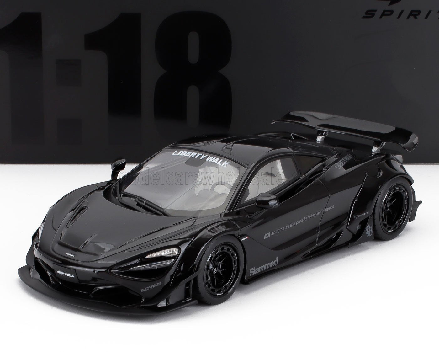 1/18 GT-SPIRIT McLAREN - 720S LB WORKS HYPER CAR 2023 - BLACK