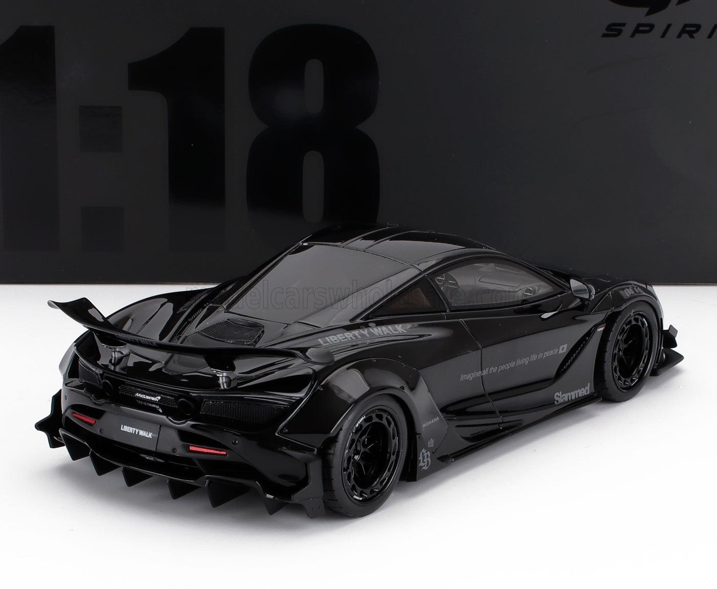 1/18 GT-SPIRIT McLAREN - 720S LB WORKS HYPER CAR 2023 - BLACK