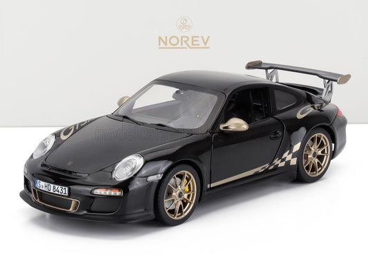 NOREV 1/18 PORSCHE - 911 997-2 GT3 RS COUPE 2009 - BLACK GOLD