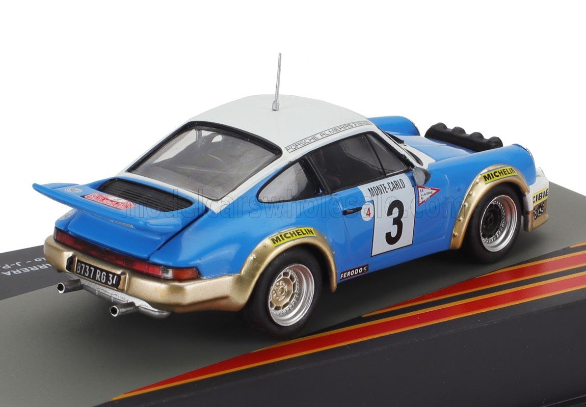 1/43 Atlas IXO Edition PORSCHE - 911 SC 3.0L GITANES (night version) N 3 WINNER RALLY MONTECARLO 1978 JEAN PIERRE NICOLAS - VINCENTE LAVERNE - BLUE WHITE