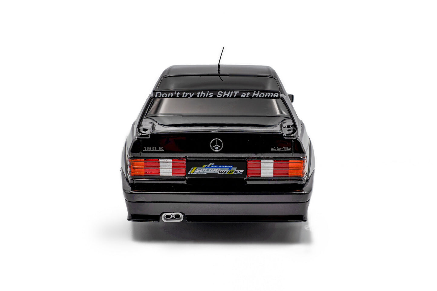SOLIDO - 1/18 - MERCEDES BENZ - 190E 2.5-16 EVO2 (W201) 1990 - BLACK