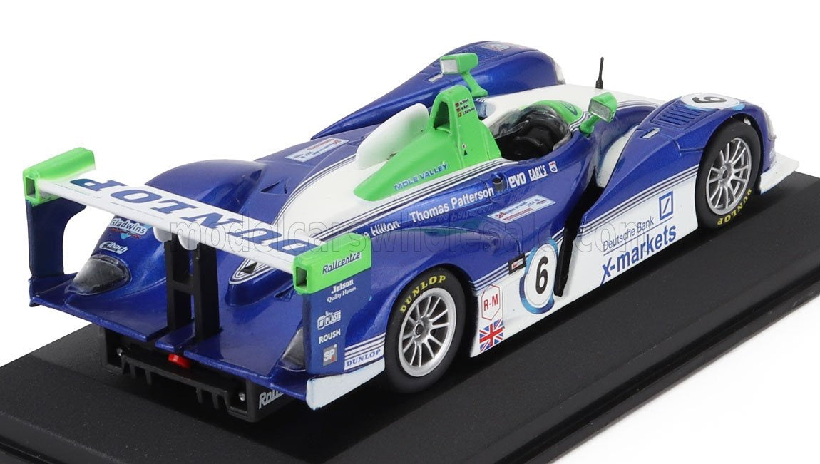 1/43 Atlas IXO Edition DALLARA - SP1 JUDD GV4 4.0L V10 TEAM ROLLCENTRE RACING N 6 24h LE MANS 2004 MARTIN SHORT - ROB BARFF - JOAO BARBOSA - WHITE BLUE