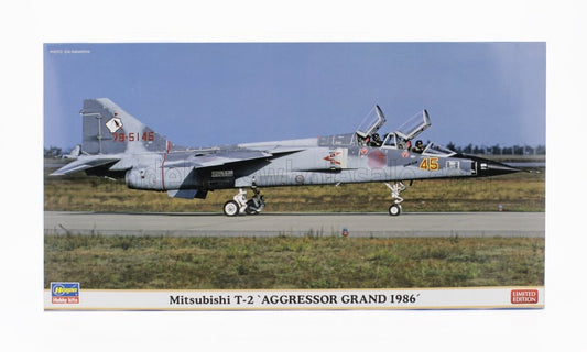 1/48 HASEGAWA MITSUBISHI - T-2 AGGRESSOR AIRPLANE MILITARY 1986 Limited Edition