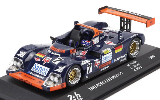 1/43 Atlas IXO Edition PORSCHE - 935 3.0L TURBO WSC-95 TEAM JOEST RACING N 7 WINNER 24h LE MANS 1996 ALEXANDER WURZ - DAVY JONES - MANUEL REUTER - BLUE ORANGE