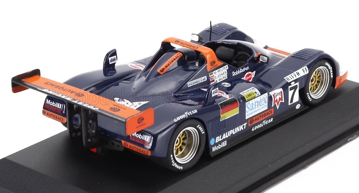1/43 Atlas IXO Edition PORSCHE - 935 3.0L TURBO WSC-95 TEAM JOEST RACING N 7 WINNER 24h LE MANS 1996 ALEXANDER WURZ - DAVY JONES - MANUEL REUTER - BLUE ORANGE